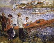 Pierre Renoir Oarsmen at Chatou Spain oil painting artist